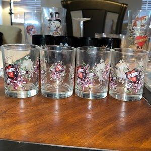 Ed Hardy Whiskey Glasses
